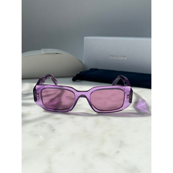 NEW Prada PR17WS Symbole Sunglasses in Amethyst Purple - Picture 4 of 9